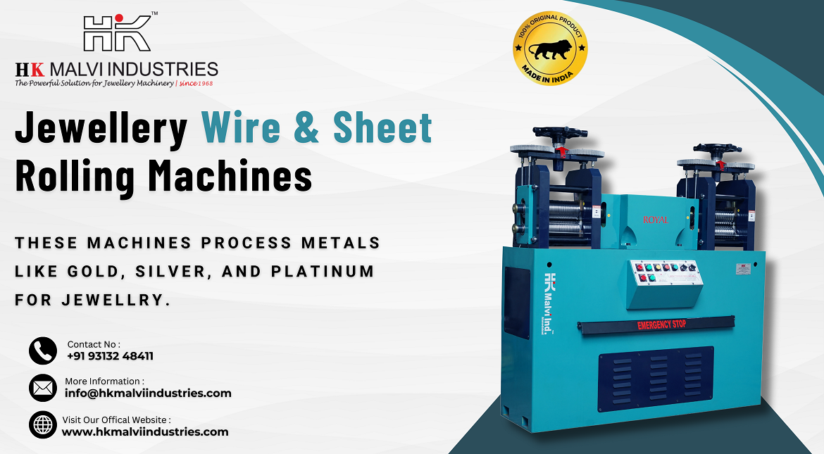 Jewellery Wire Sheet Rolling Machines in India