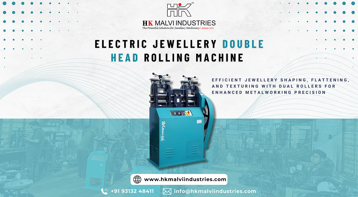 Electric Jewellery Double Head Rolling Machine in Gujarat Ahmedabad