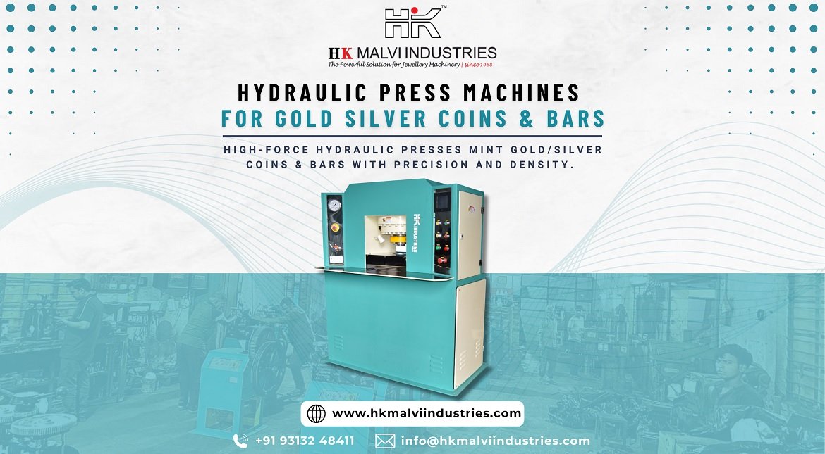 hydraulic press machines for gold silver coins and bars in gujarat ahmedabad