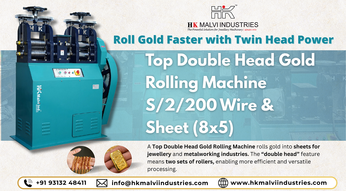 s/2/200 top double head gold rolling (8×5) machine in italy