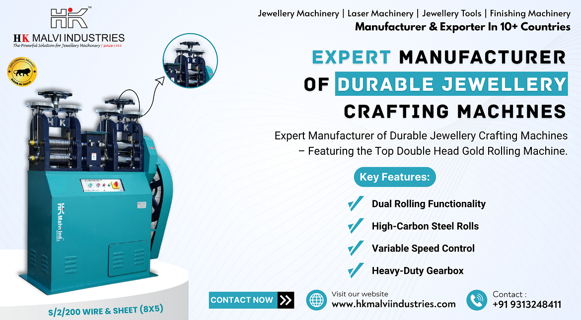 expert manufacturer of durable jewellery crafting machines in india