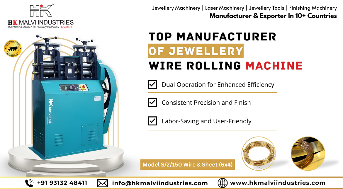top manufacturer of jewellery wire rolling machines in india