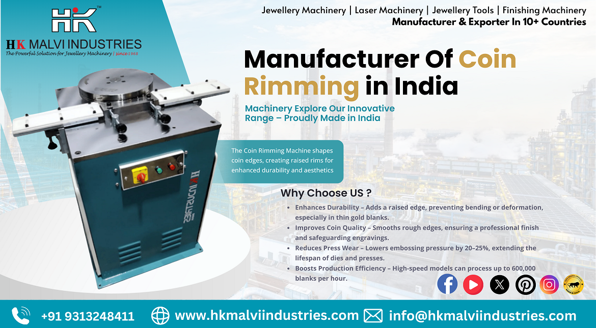 manufacturer of coin rimming in india gujarat ahmedabad