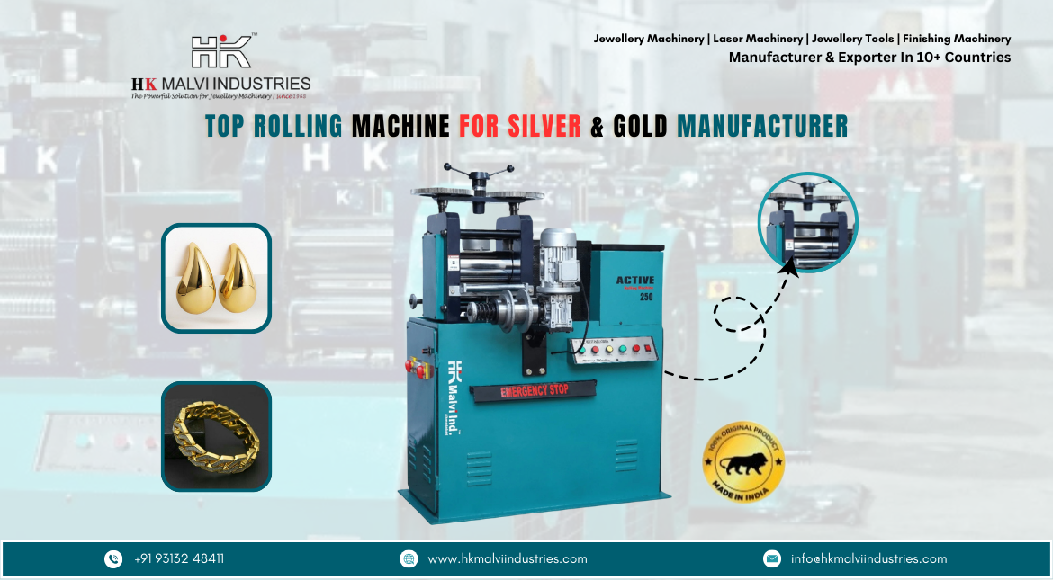 top rolling machine for silver & gold manufacturer in india