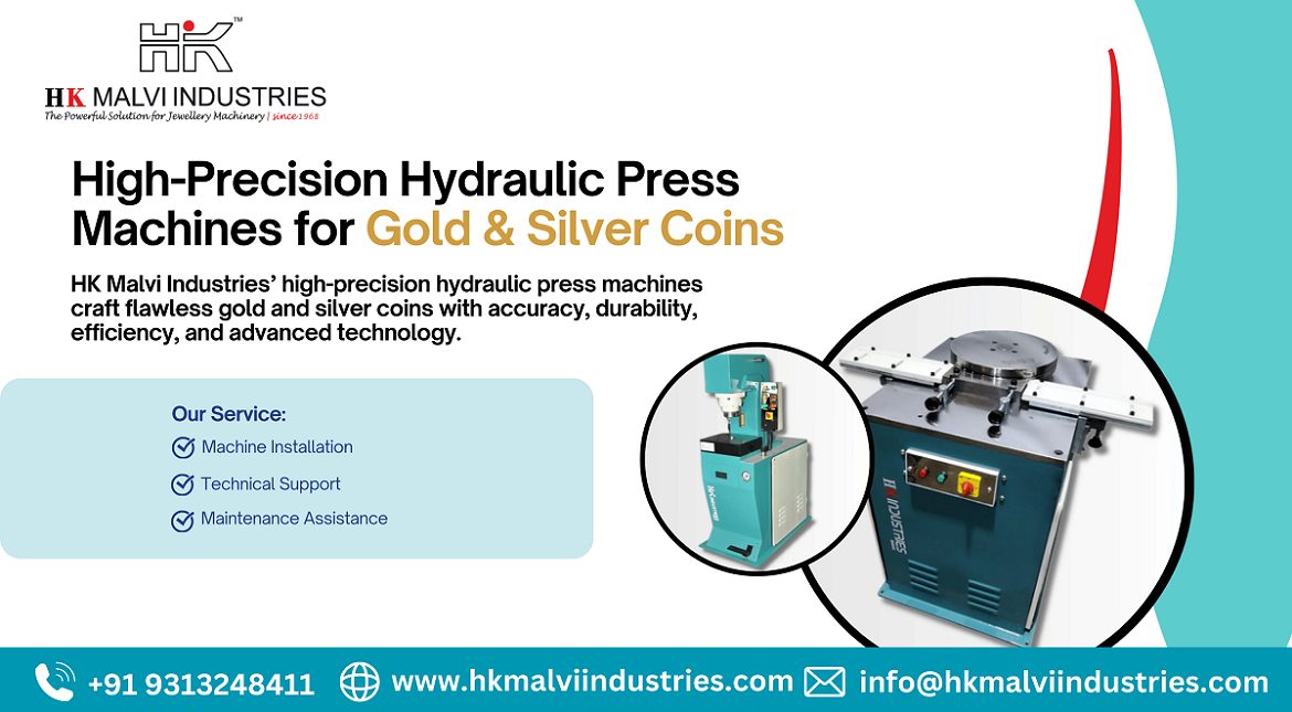 high precision hydraulic press machine for gold and silver coins