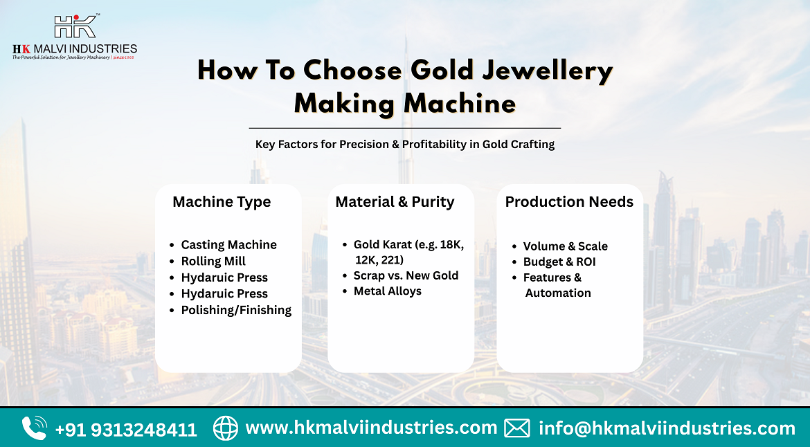 how to choose gold jewellery making machine in india gujarat ahmedabad