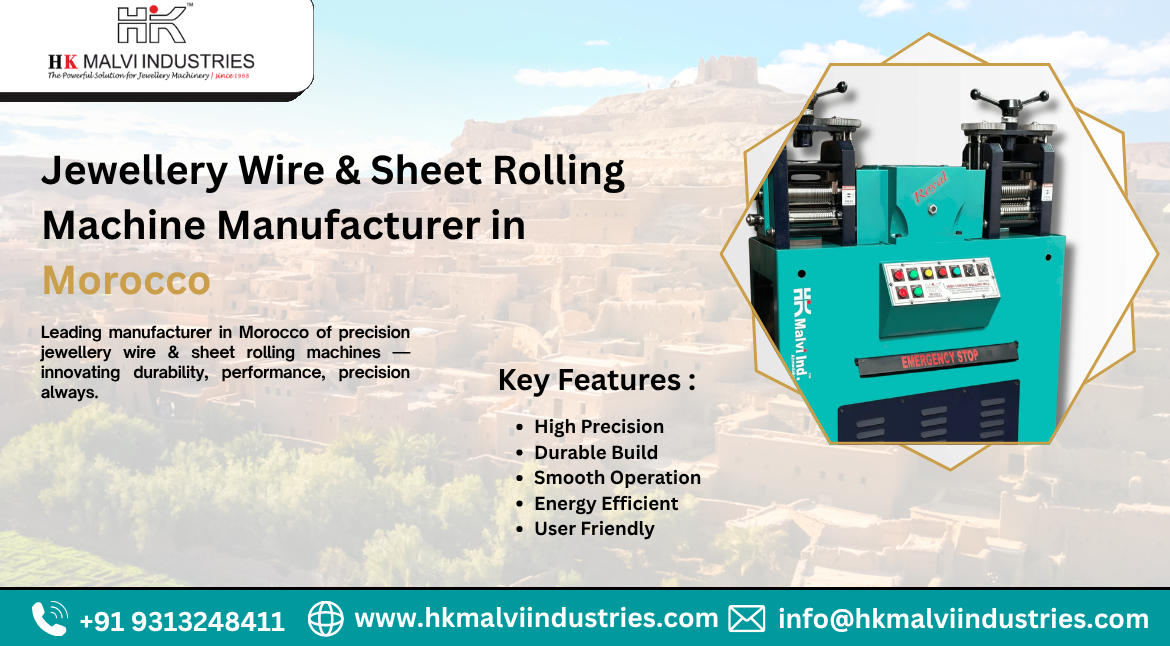 jewellery wire & sheet rolling machine manufacturer in morocco
