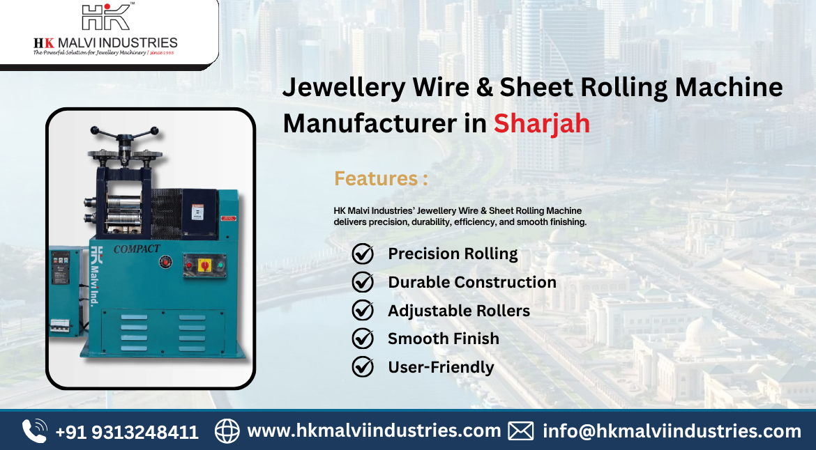 jewellery wire & sheet rolling machine manufacturer in sharjah