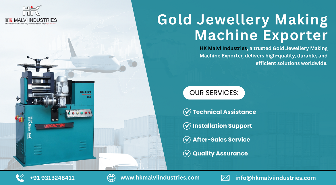 gold jewellery making machine exporter