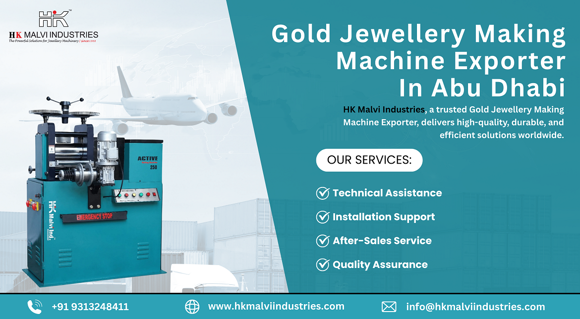 gold jewellery making machine exporter in abu dhabi
