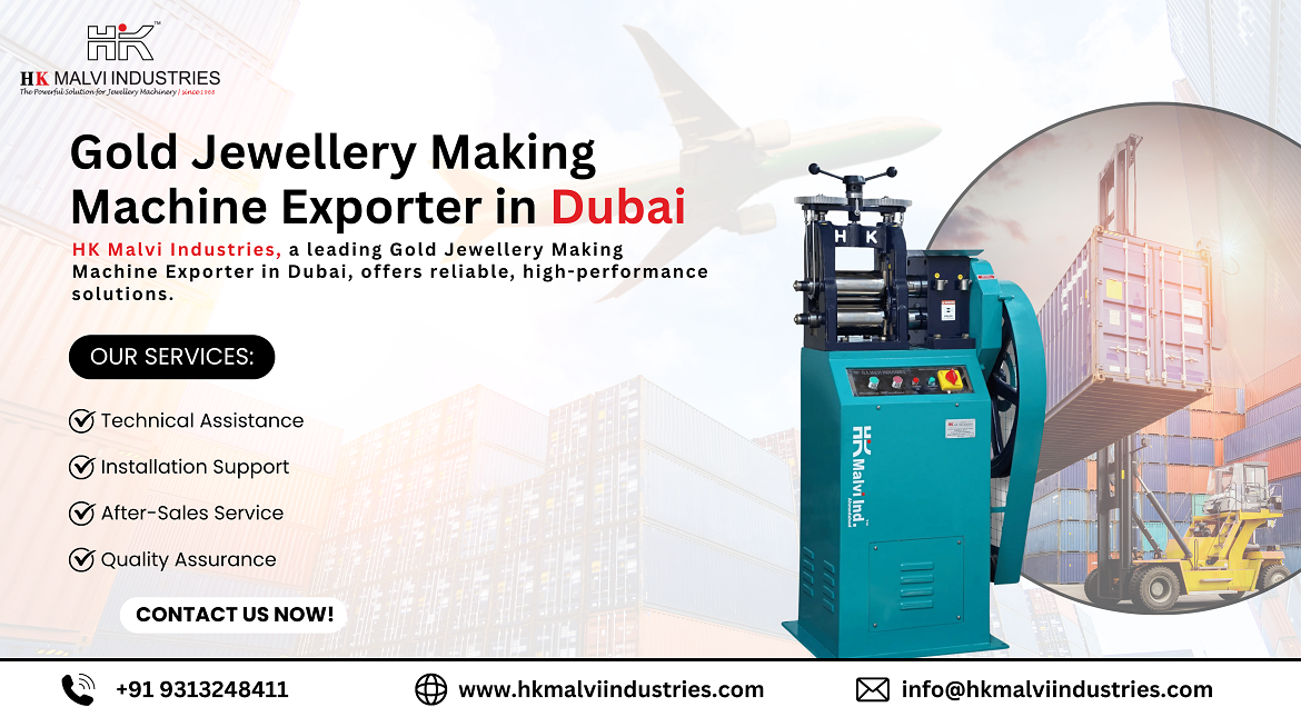 gold jewellery making machine exporter in dubai