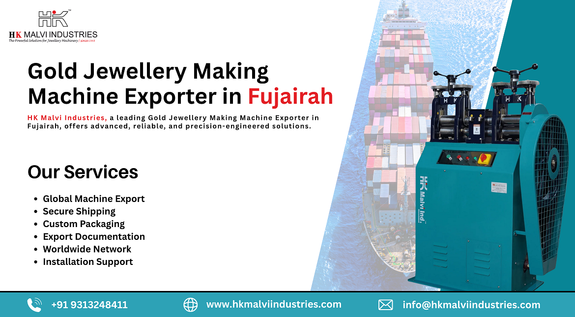 gold jewellery making machine exporter in fujairah