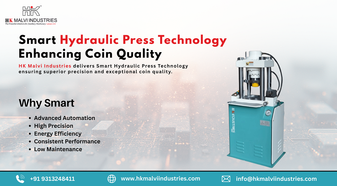 smart hydraulic press technology enhancing coin quality