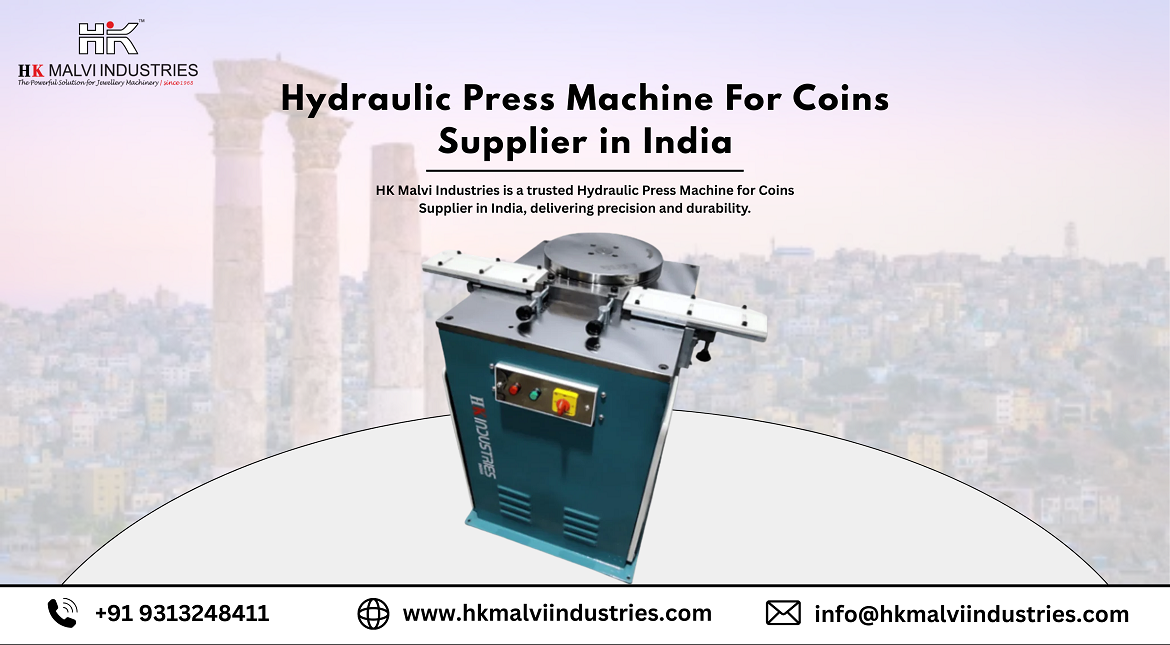 hydraulic press machine for coins supplier in india