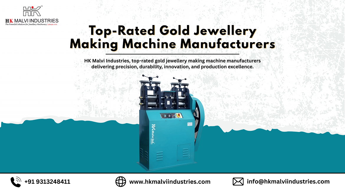 top rated gold jewellery making machine manufacturers in india gujarat ahmedabad
