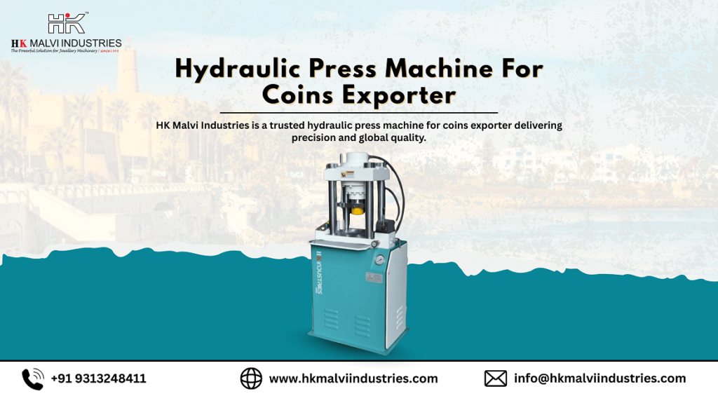 Hydraulic Press Machine For Coins Exporter