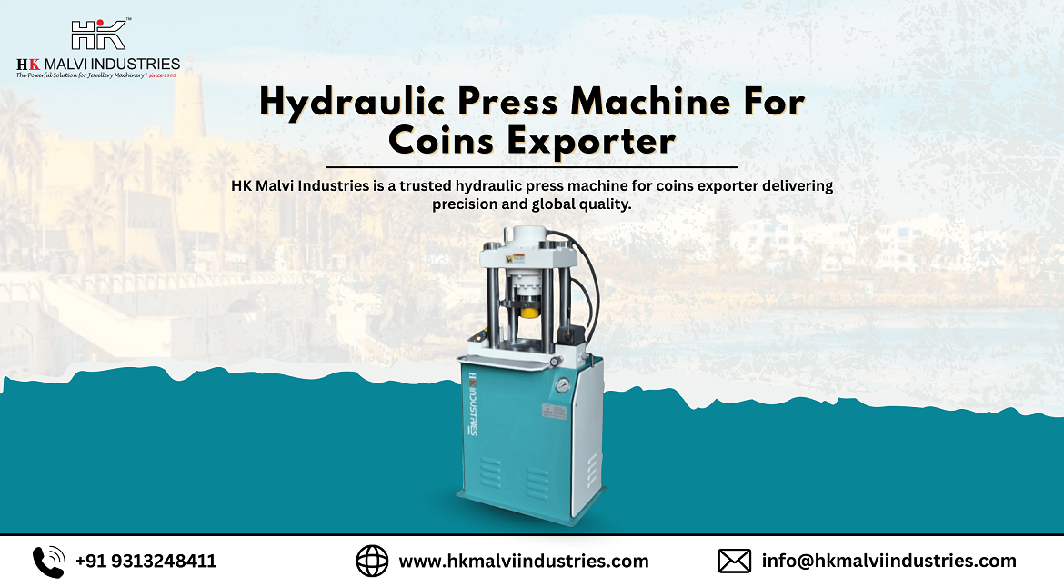hydraulic press machine for coins exporter