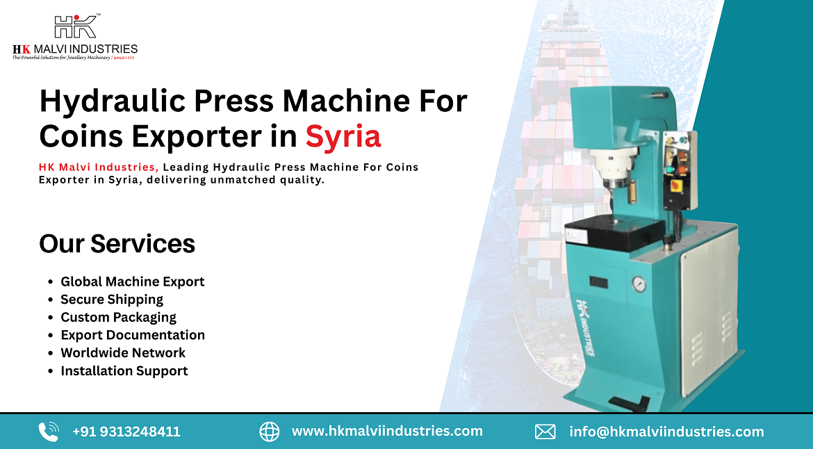 hydraulic press machine for coins exporter in syria