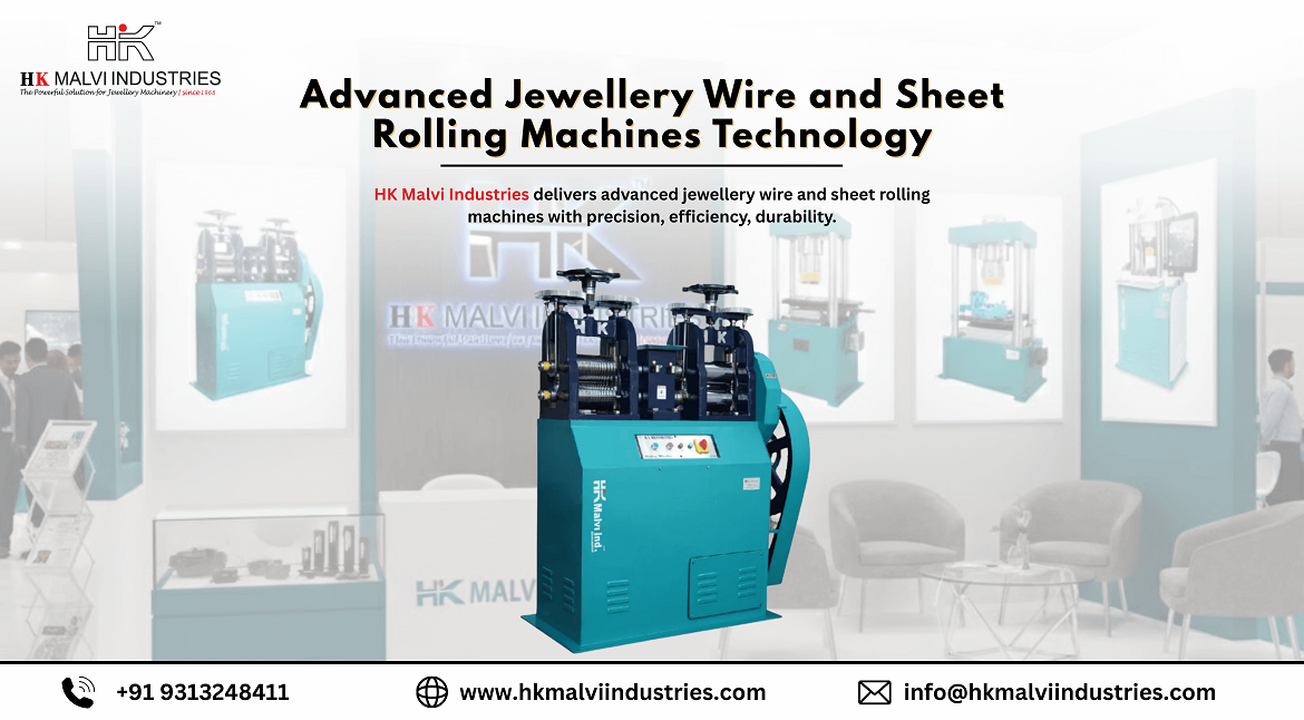 advanced jewellery wire and sheet rolling machines technology