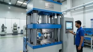 coin minting press working image