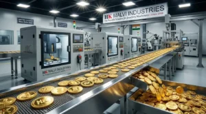 coin minting production line image