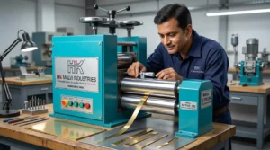 engineers inspection of machine