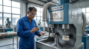 engineers inspection of machine