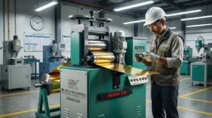 engineers monitoring gold machine