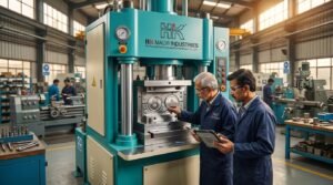 engineers inspection coin minting machine