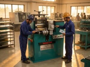 inspection of gold rolling machine