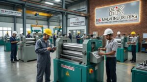 engineers inspection of machine