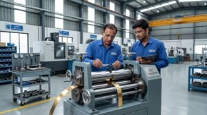 inspection of steel rolling machine image