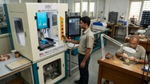 goldsmith cnc machine in workshop