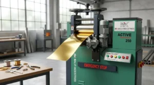 jewellery workshop rolling machine