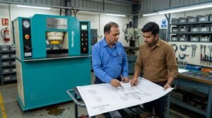 engineers discussion with owner