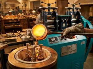 melting gold process