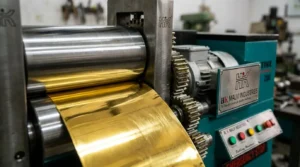 steel rollers gold sheet