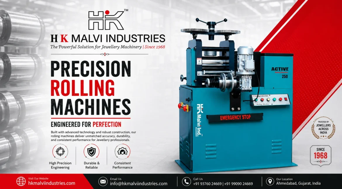 boost jewellery production with precision rolling machine