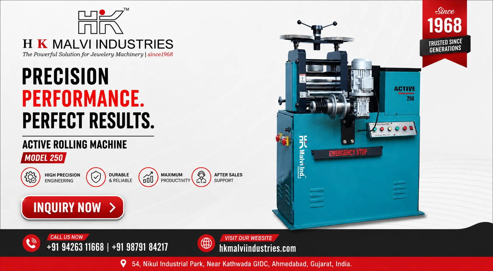 high precision jewellery rolling machine solutions