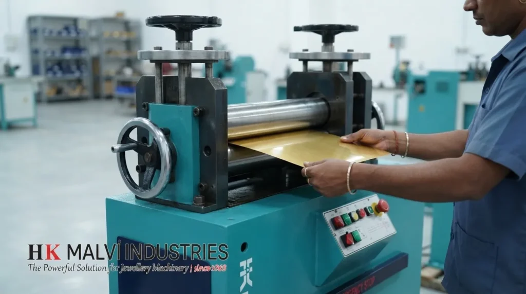 double head sheet rolling machine rolling gold sheet with precision