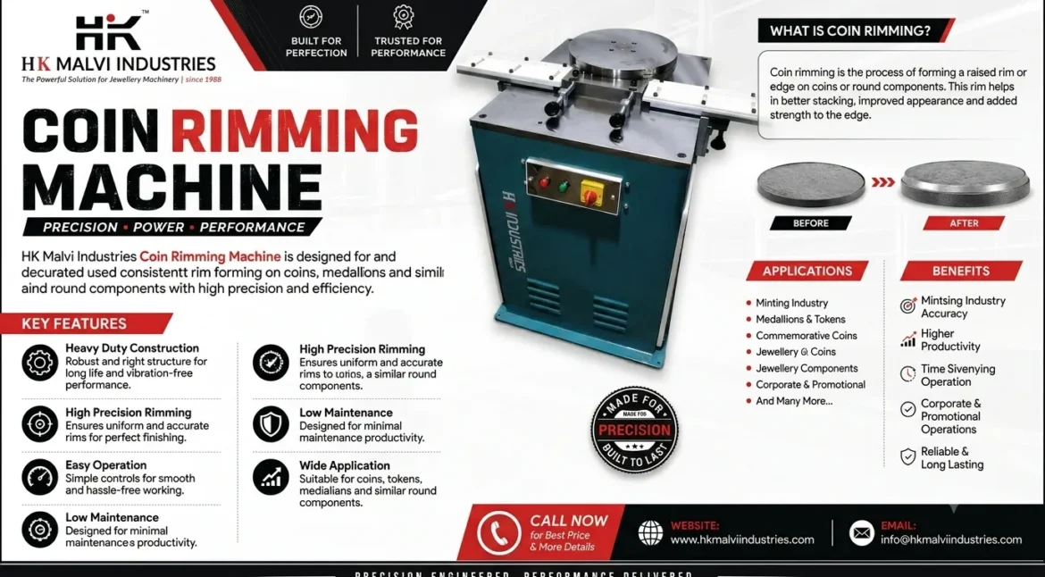 coin rimming machine