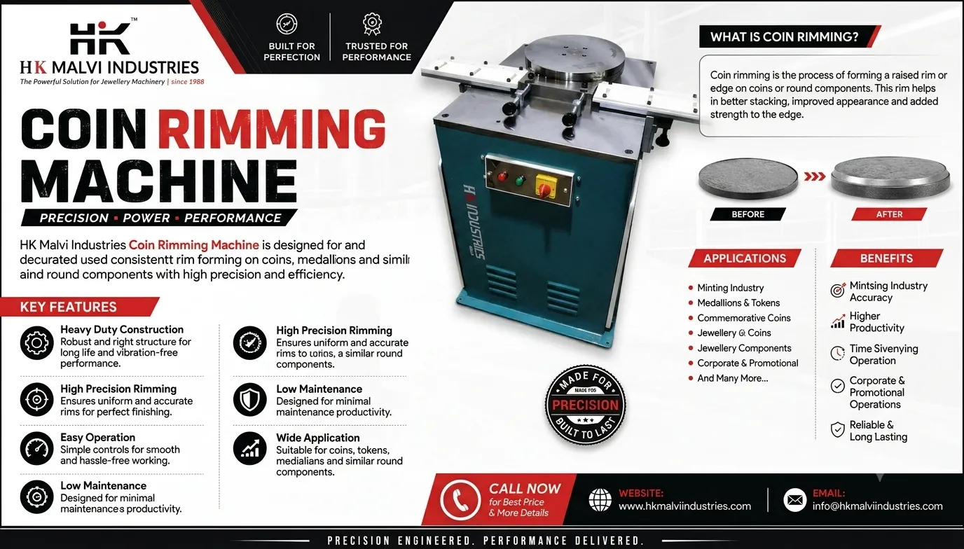 coin rimming machine