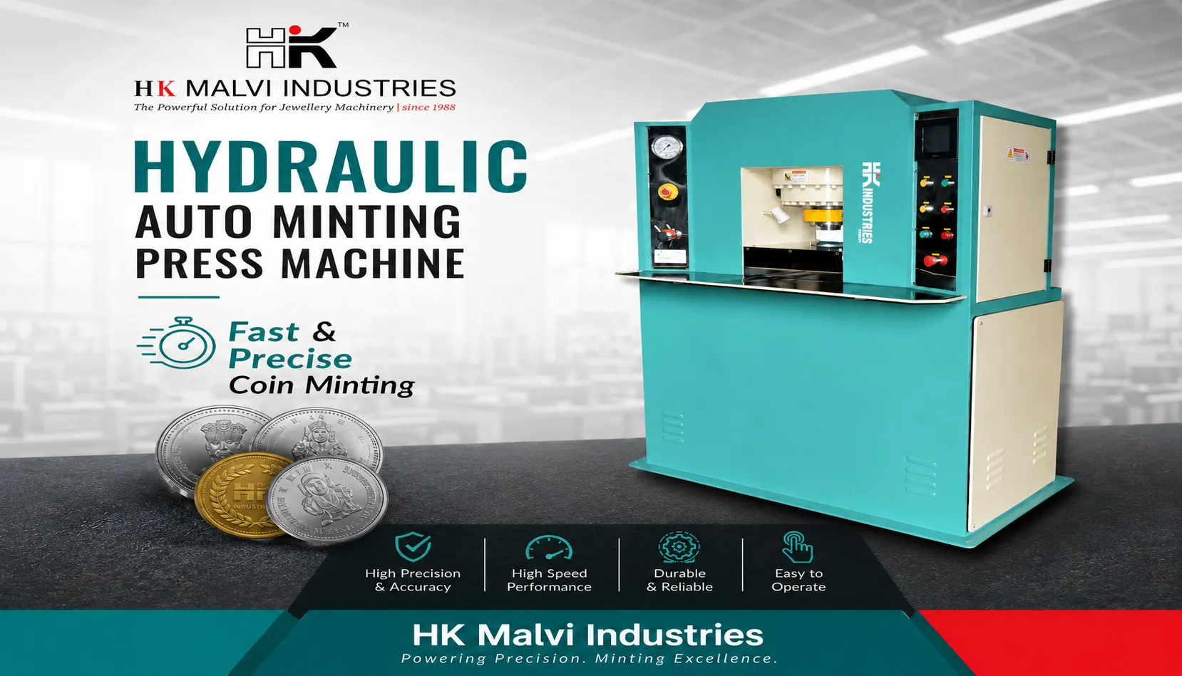 hydraulic coin presses