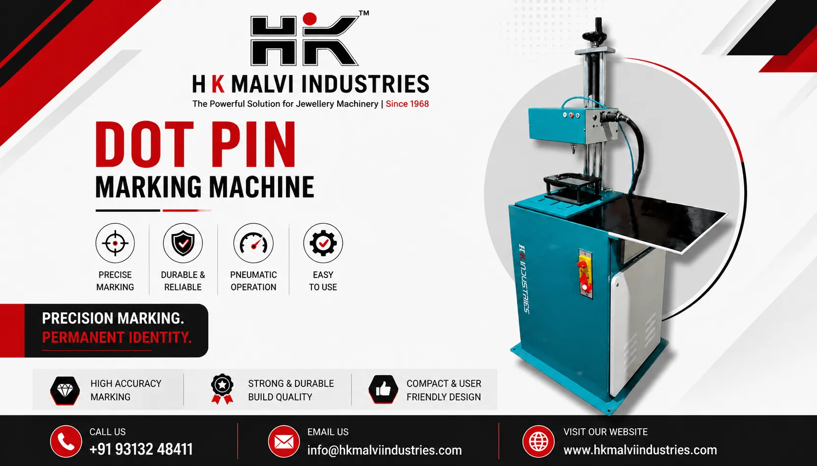 Dot Pin Marking Machine By Hk Malvi